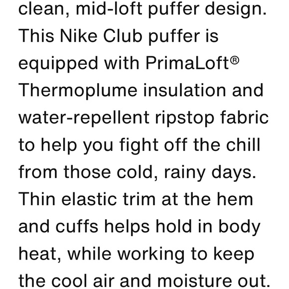 Nike Black Puffer Jacket - Picture 2 of 7